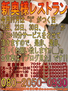 新奥様レストラン(ブログ縦バージョン)+10分サービスバージョン20161122.jpg
